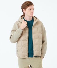 MACKINTOSH PHILOSOPHY(MENS) / マッキントッシュ フィロソフィー　メンズ ブルゾン | スクエアキルト＆ニット コンビパーカー with TAION