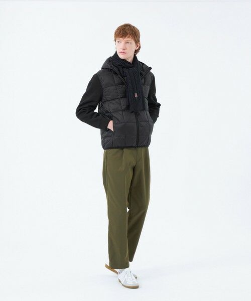 MACKINTOSH PHILOSOPHY(MENS) / マッキントッシュ フィロソフィー　メンズ ブルゾン | スクエアキルト＆ニット コンビパーカー with TAION | 詳細1