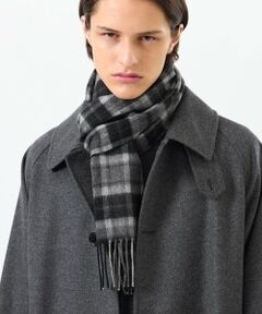 MACKINTOSH PHILOSOPHY(MENS) / マッキントッシュ フィロソフィー　メンズ マフラー・ショール・スヌード・ストール | バッキンガムベア ウォッシャブルウールカシミヤ チェックマフラー