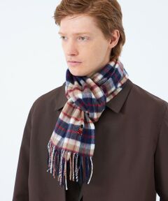 MACKINTOSH PHILOSOPHY(MENS) / マッキントッシュ フィロソフィー　メンズ マフラー・ショール・スヌード・ストール | バッキンガムベア ウォッシャブルウールカシミヤ チェックマフラー
