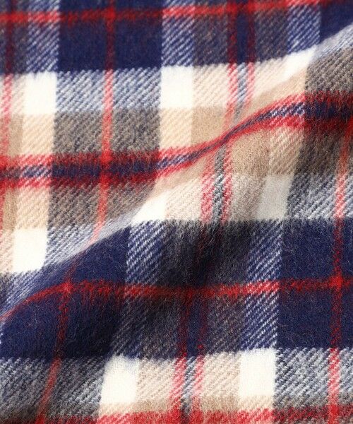 MACKINTOSH PHILOSOPHY(MENS) / マッキントッシュ フィロソフィー　メンズ マフラー・ショール・スヌード・ストール | バッキンガムベア ウォッシャブルウールカシミヤ チェックマフラー | 詳細6