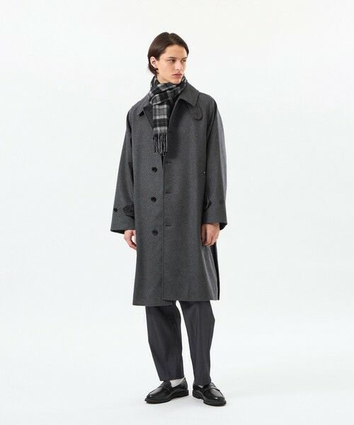 MACKINTOSH PHILOSOPHY(MENS) / マッキントッシュ フィロソフィー　メンズ マフラー・ショール・スヌード・ストール | バッキンガムベア ウォッシャブルウールカシミヤ チェックマフラー | 詳細1