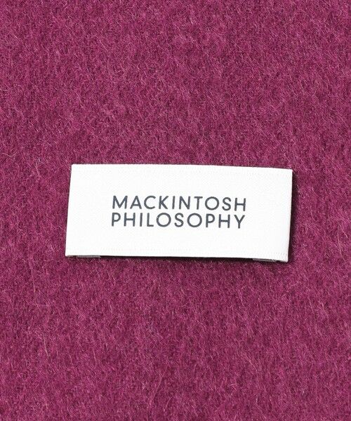 MACKINTOSH PHILOSOPHY(MENS) / マッキントッシュ フィロソフィー　メンズ マフラー・ショール・スヌード・ストール | ウォッシャブルカシミヤ ソリッドマフラー | 詳細8