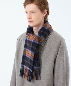 MACKINTOSH PHILOSOPHY(MENS) / マッキントッシュ フィロソフィー　メンズ マフラー・ショール・スヌード・ストール | ウール ブリティッシュチェックマフラー