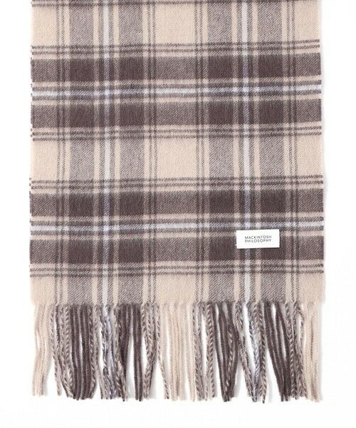 MACKINTOSH PHILOSOPHY(MENS) / マッキントッシュ フィロソフィー　メンズ マフラー・ショール・スヌード・ストール | ウール ブリティッシュチェックマフラー | 詳細4