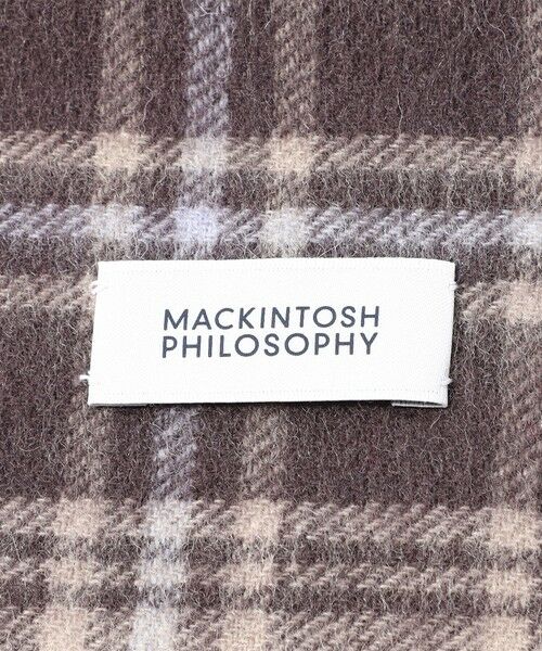 MACKINTOSH PHILOSOPHY(MENS) / マッキントッシュ フィロソフィー　メンズ マフラー・ショール・スヌード・ストール | ウール ブリティッシュチェックマフラー | 詳細5