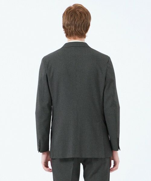 MACKINTOSH PHILOSOPHY(MENS) / マッキントッシュ フィロソフィー　メンズ ノーカラージャケット | トロッター ジャケット#051 ストレッチドビー/千鳥 | 詳細7