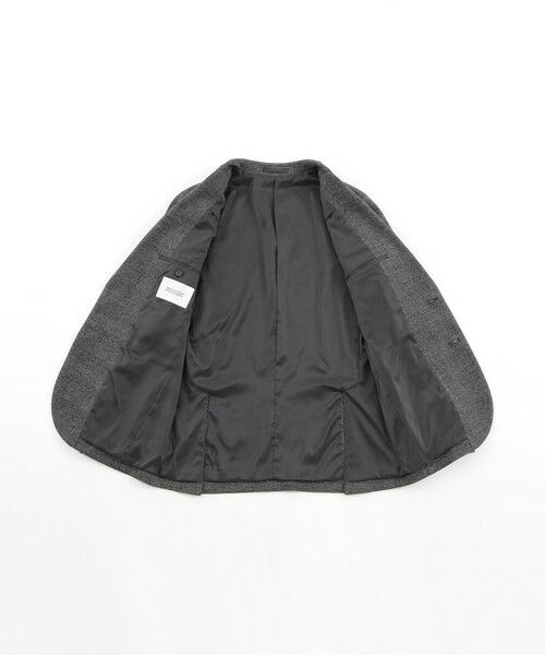 MACKINTOSH PHILOSOPHY(MENS) / マッキントッシュ フィロソフィー　メンズ ノーカラージャケット | テーラードジャージー ジャケット グレンチェック/千鳥 | 詳細12