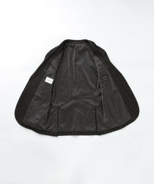 MACKINTOSH PHILOSOPHY(MENS) / マッキントッシュ フィロソフィー　メンズ ノーカラージャケット | テーラードジャージー ジャケット EMMETEXヘリンボン | 詳細11