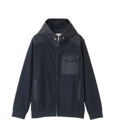 MACKINTOSH PHILOSOPHY(MENS) / マッキントッシュ フィロソフィー　メンズ ブルゾン | ブリテック コンビパーカー 針抜きジャージー