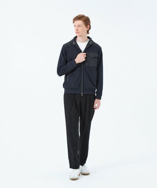 MACKINTOSH PHILOSOPHY(MENS) / マッキントッシュ フィロソフィー　メンズ ブルゾン | ブリテック コンビパーカー 針抜きジャージー | 詳細2