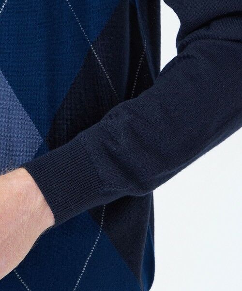 MACKINTOSH PHILOSOPHY(MENS) / マッキントッシュ フィロソフィー　メンズ ニット・セーター | ビッグアーガイル クルーネックプルオーバーニット | 詳細6