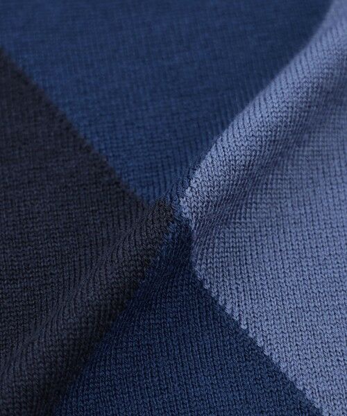 MACKINTOSH PHILOSOPHY(MENS) / マッキントッシュ フィロソフィー　メンズ ニット・セーター | ビッグアーガイル クルーネックプルオーバーニット | 詳細7