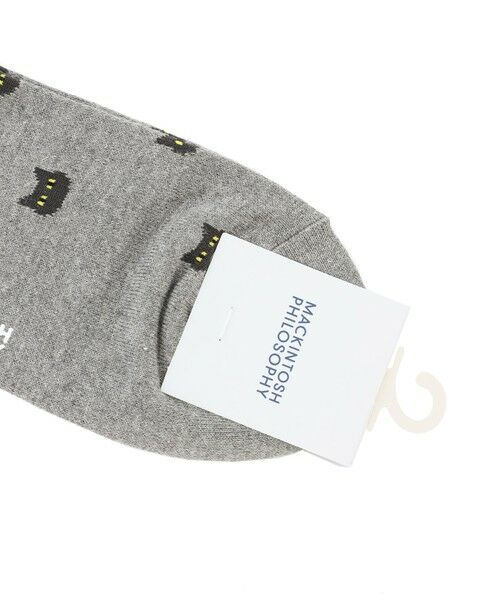 MACKINTOSH PHILOSOPHY(MENS) / マッキントッシュ フィロソフィー　メンズ その他インナー・ルームウェア | キャットモチーフ アンクレット カジュアルソックス | 詳細3