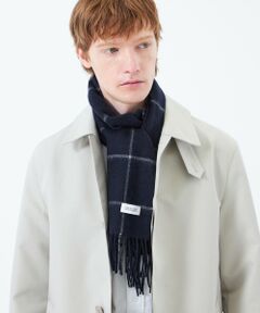 MACKINTOSH PHILOSOPHY(MENS) / マッキントッシュ フィロソフィー　メンズ マフラー・ショール・スヌード・ストール | ウォッシャブルウールカシミヤ ブリティッシュチェックマフラー