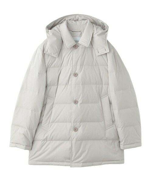 MACKINTOSH PHILOSOPHY(MENS) / マッキントッシュ フィロソフィー　メンズ ブルゾン | ナイロンハイマルチ WELLINGTON HOOD BT short(ウェリントンフードボタンスルーショート)（グレー3）