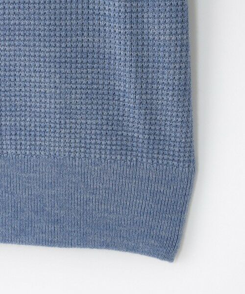 MACKINTOSH PHILOSOPHY(MENS) / マッキントッシュ フィロソフィー　メンズ ニット・セーター | 【WEB&一部店舗限定】ミニワッフル クルーネックプルオーバー | 詳細4