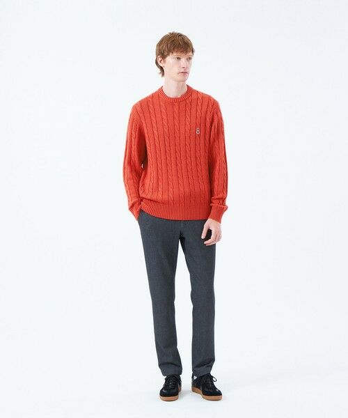 MACKINTOSH PHILOSOPHY(MENS) / マッキントッシュ フィロソフィー メンズ ニット・セーター | バッキンガムベア ケーブル クルーネックプルオーバー | 詳細5