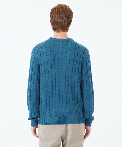 MACKINTOSH PHILOSOPHY(MENS) / マッキントッシュ フィロソフィー メンズ ニット・セーター | バッキンガムベア ケーブル クルーネックプルオーバー | 詳細8