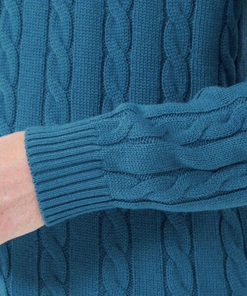 MACKINTOSH PHILOSOPHY(MENS) / マッキントッシュ フィロソフィー メンズ ニット・セーター | バッキンガムベア ケーブル クルーネックプルオーバー | 詳細9