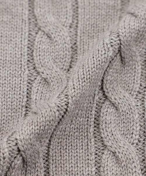 MACKINTOSH PHILOSOPHY(MENS) / マッキントッシュ フィロソフィー メンズ ニット・セーター | バッキンガムベア ケーブル クルーネックプルオーバー | 詳細11