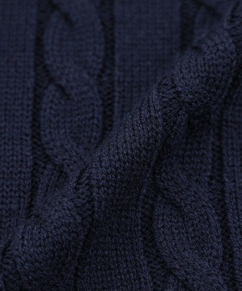 MACKINTOSH PHILOSOPHY(MENS) / マッキントッシュ フィロソフィー メンズ ニット・セーター | バッキンガムベア ケーブル クルーネックプルオーバー | 詳細13