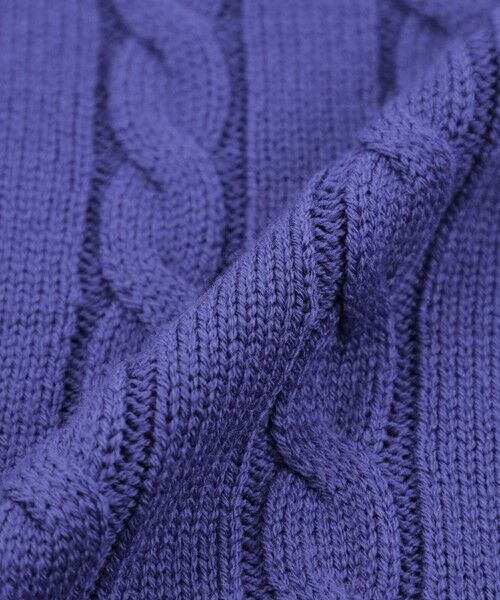 MACKINTOSH PHILOSOPHY(MENS) / マッキントッシュ フィロソフィー メンズ ニット・セーター | バッキンガムベア ケーブル クルーネックプルオーバー | 詳細14