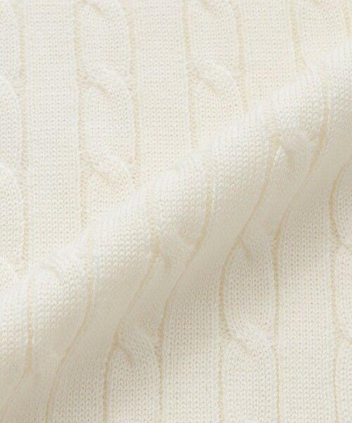 MACKINTOSH PHILOSOPHY(MENS) / マッキントッシュ フィロソフィー メンズ ニット・セーター | 【WEB&一部店舗限定】バッキンガムベア ケーブル クルーネックプルオーバー | 詳細6