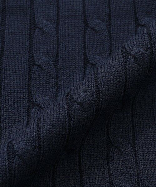 MACKINTOSH PHILOSOPHY(MENS) / マッキントッシュ フィロソフィー メンズ ニット・セーター | 【WEB&一部店舗限定】バッキンガムベア ケーブル クルーネックプルオーバー | 詳細9