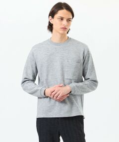 MACKINTOSH PHILOSOPHY(MENS) / マッキントッシュ フィロソフィー　メンズ カットソー | 起毛ブリスター クルーネックロンＴ