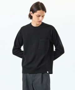 MACKINTOSH PHILOSOPHY(MENS) / マッキントッシュ フィロソフィー　メンズ カットソー | 起毛ブリスター クルーネックロンＴ
