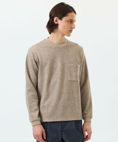 MACKINTOSH PHILOSOPHY(MENS) / マッキントッシュ フィロソフィー　メンズ カットソー | 起毛ブリスター クルーネックロンＴ