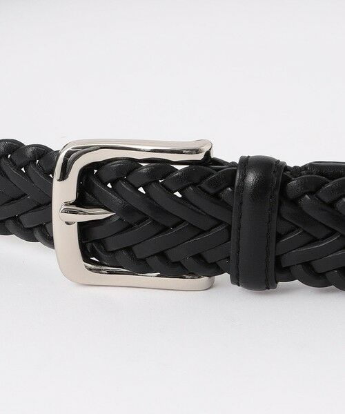 MACKINTOSH PHILOSOPHY(MENS) / マッキントッシュ フィロソフィー　メンズ ベルト・サスペンダー | オイルレザーメッシュ カジュアルベルト | 詳細5