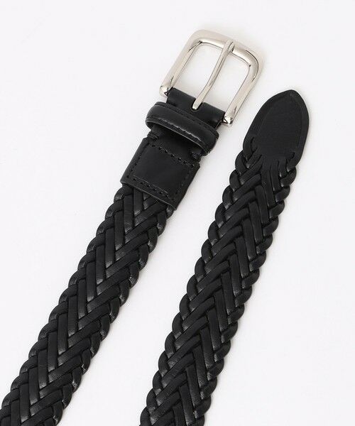 MACKINTOSH PHILOSOPHY(MENS) / マッキントッシュ フィロソフィー　メンズ ベルト・サスペンダー | オイルレザーメッシュ カジュアルベルト | 詳細6