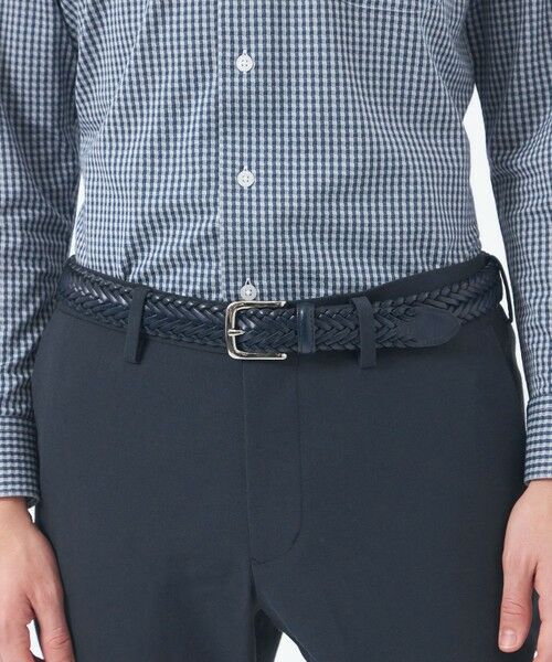 MACKINTOSH PHILOSOPHY(MENS) / マッキントッシュ フィロソフィー　メンズ ベルト・サスペンダー | オイルレザーメッシュ カジュアルベルト | 詳細2