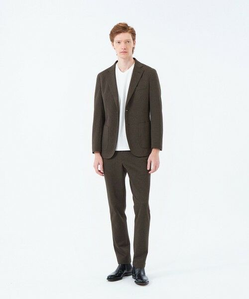 MACKINTOSH PHILOSOPHY(MENS) / マッキントッシュ フィロソフィー　メンズ ノーカラージャケット | テーラードジャージー ジャケット 36G裏メッシュモクロディ | 詳細3