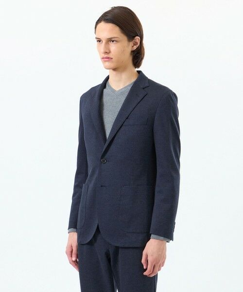 MACKINTOSH PHILOSOPHY(MENS) / マッキントッシュ フィロソフィー　メンズ ノーカラージャケット | テーラードジャージー ジャケット 36G裏メッシュモクロディ | 詳細5