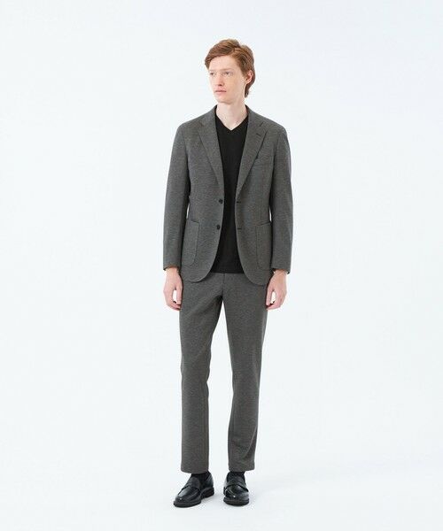 MACKINTOSH PHILOSOPHY(MENS) / マッキントッシュ フィロソフィー　メンズ ノーカラージャケット | テーラードジャージー ジャケット 36G裏メッシュモクロディ | 詳細1