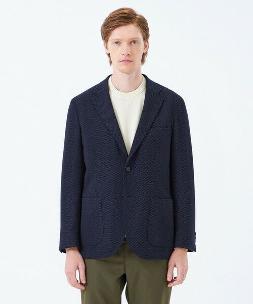 MACKINTOSH PHILOSOPHY(MENS) / マッキントッシュ フィロソフィー　メンズ ノーカラージャケット | テーラードジャージー ジャケット ZIGNONEジャージー | 詳細3