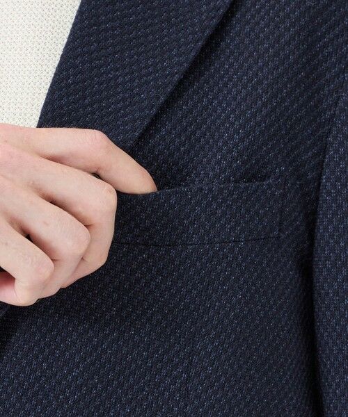 MACKINTOSH PHILOSOPHY(MENS) / マッキントッシュ フィロソフィー　メンズ ノーカラージャケット | テーラードジャージー ジャケット ZIGNONEジャージー | 詳細6