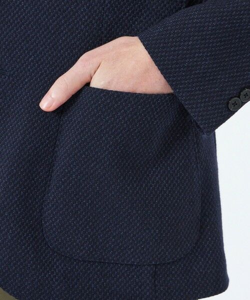 MACKINTOSH PHILOSOPHY(MENS) / マッキントッシュ フィロソフィー　メンズ ノーカラージャケット | テーラードジャージー ジャケット ZIGNONEジャージー | 詳細7