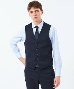 MACKINTOSH PHILOSOPHY(MENS) / マッキントッシュ フィロソフィー　メンズ ブルゾン | 【2026春夏モデル】トロッター ウェストコート#000（ナンバーゼロ）バーズアイストレッチ　リサイクル