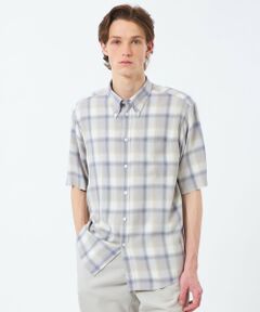MACKINTOSH PHILOSOPHY(MENS) / マッキントッシュ フィロソフィー　メンズ シャツ・ブラウス | 半袖リラックスボタンダウン チェックバリエーション