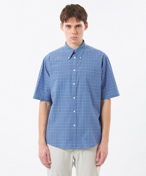 MACKINTOSH PHILOSOPHY(MENS) / マッキントッシュ フィロソフィー　メンズ シャツ・ブラウス | 半袖リラックスボタンダウン チェックバリエーション | 詳細4