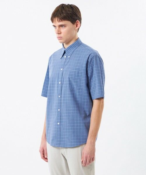 MACKINTOSH PHILOSOPHY(MENS) / マッキントッシュ フィロソフィー　メンズ シャツ・ブラウス | 半袖リラックスボタンダウン チェックバリエーション | 詳細5