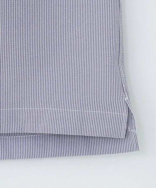 MACKINTOSH PHILOSOPHY(MENS) / マッキントッシュ フィロソフィー　メンズ シャツ・ブラウス | トロッター スクエアボタンダウン ナローサッカーストライプ | 詳細6