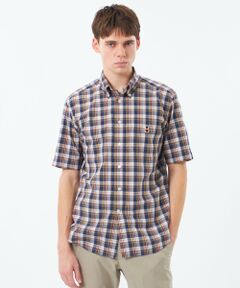 MACKINTOSH PHILOSOPHY(MENS) / マッキントッシュ フィロソフィー　メンズ シャツ・ブラウス | BUCKINGHAM BEAR 半袖ボタンダウン マドラスチェック