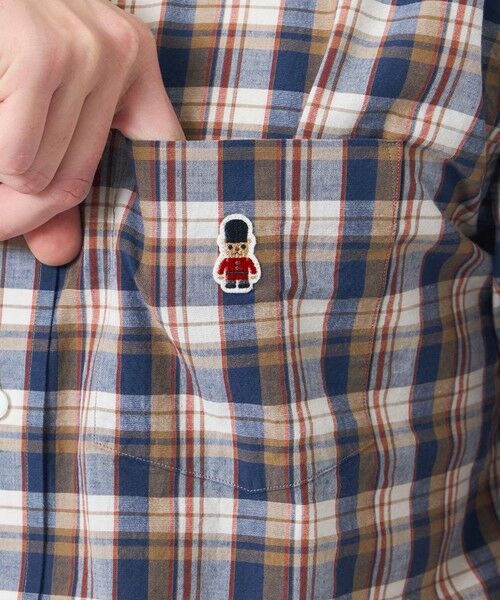 MACKINTOSH PHILOSOPHY(MENS) / マッキントッシュ フィロソフィー　メンズ シャツ・ブラウス | BUCKINGHAM BEAR 半袖ボタンダウン マドラスチェック | 詳細7