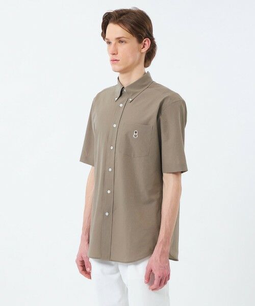 MACKINTOSH PHILOSOPHY(MENS) / マッキントッシュ フィロソフィー メンズ シャツ・ブラウス | BUCKINGHAM BEAR 半袖ボタンダウンシャツ COOLDOTSミニリップストップ | 詳細5