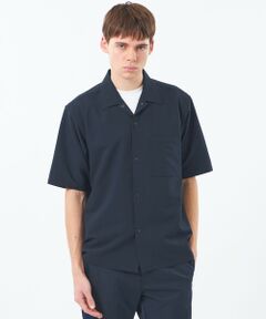 MACKINTOSH PHILOSOPHY(MENS) / マッキントッシュ フィロソフィー　メンズ シャツ・ブラウス | トロッター サッカーストレッチ 半袖オープンカラースナップボタンシャツ